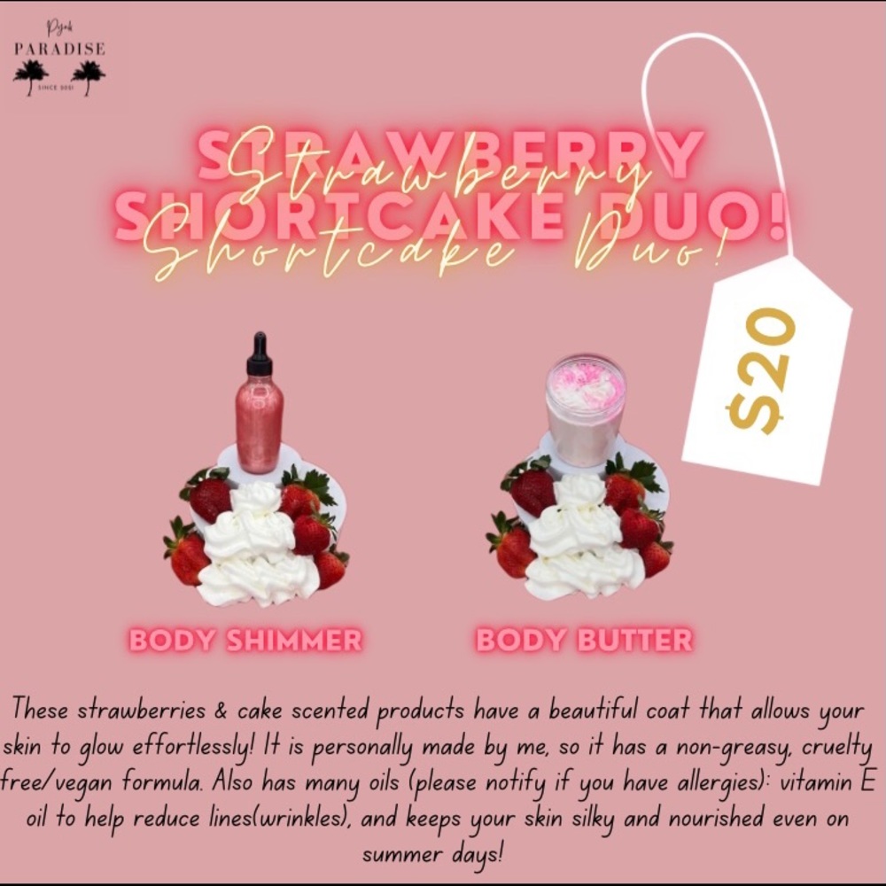 Strawberry Shortcake Skin Care Duo❤️